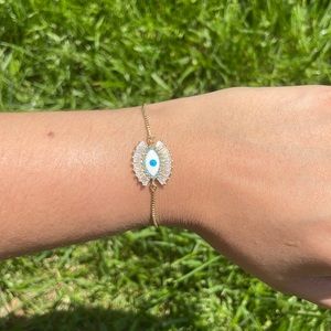 Evil eye bracelet